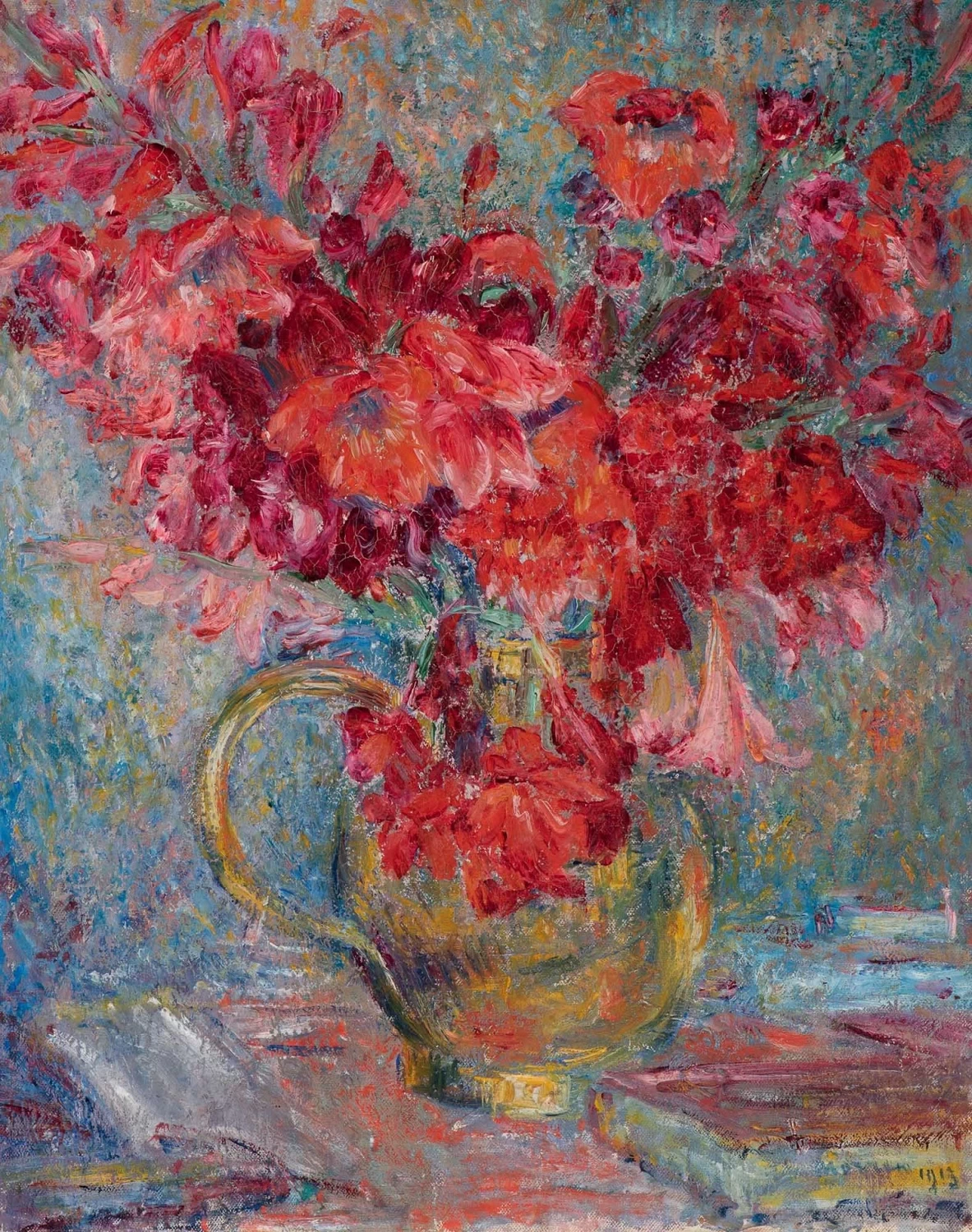 Vaso con fiori, 1913